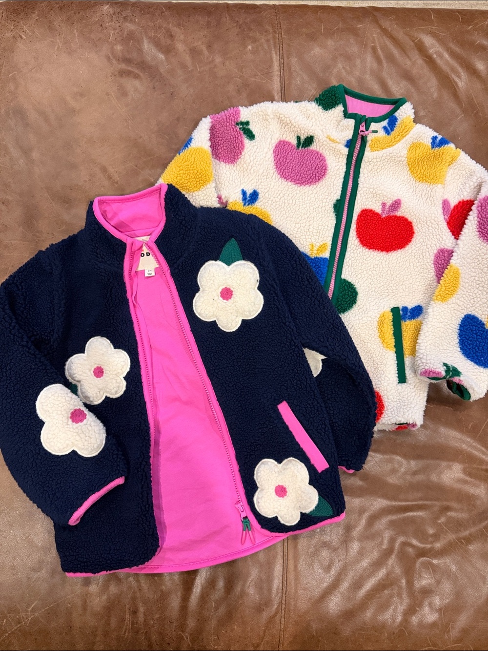 Mini Boden Set of 2 Fleece Jackets